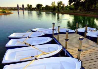 madrid parque europa barcas remo lago empresas cumpleaños colegios
